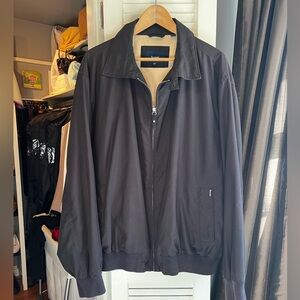 Faconnable Black Windbreaker Jacket